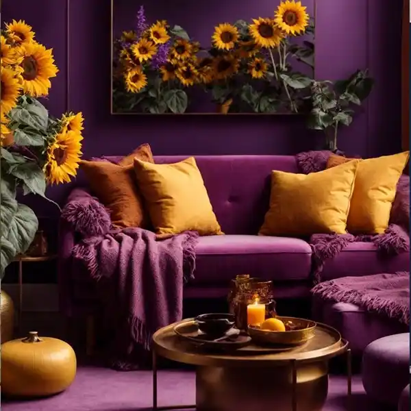 purple home design